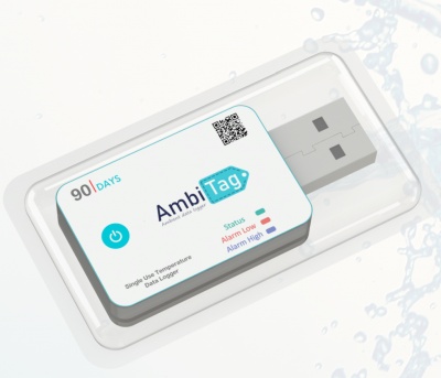 AmbiTag Single Use Temperature Data Logger 