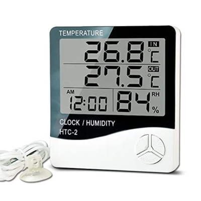  HTC 2 Thermo Hygrometer With Probe indoor-Outdoor