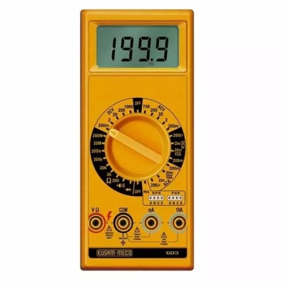 Meco 603 Digital Multimeter (AC Voltage Range 200mV to 750 V)