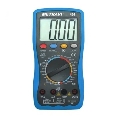 Metravi 451 Digital LCR Meter with Multimeter