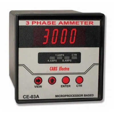 Metravi Three Phase Voltmeter CE-03V 