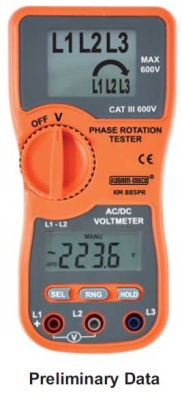 Kusam Meco Phase Rotation Tester With Voltmeter KM 885PR